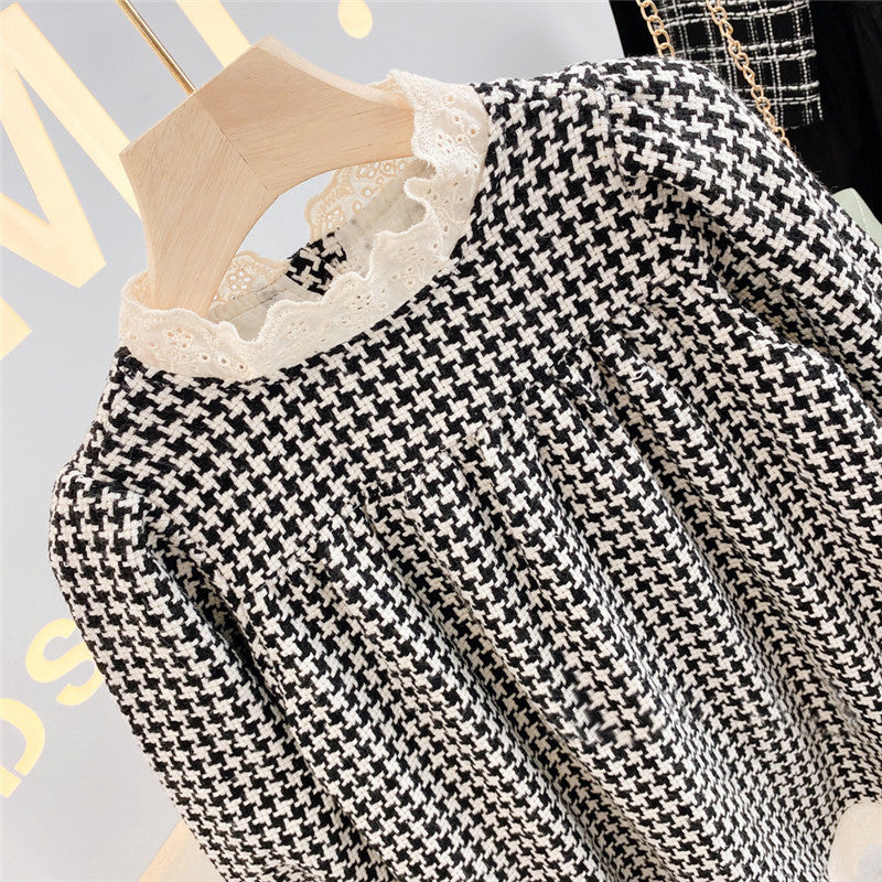 baby girl houndstooth dress