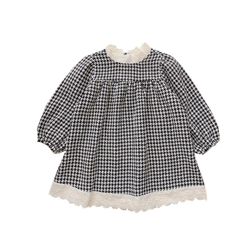 baby girl houndstooth dress